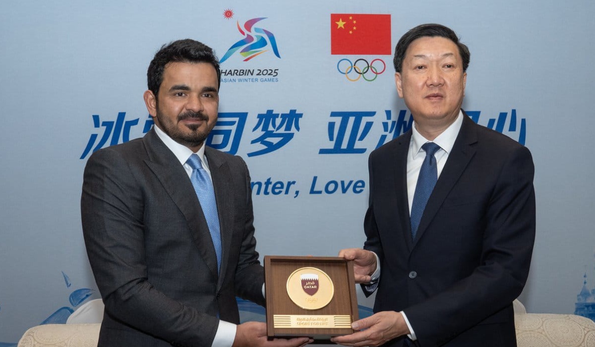 QOC President Meets China's Minister of Sports and Chairman of Chinese Olympic Committee